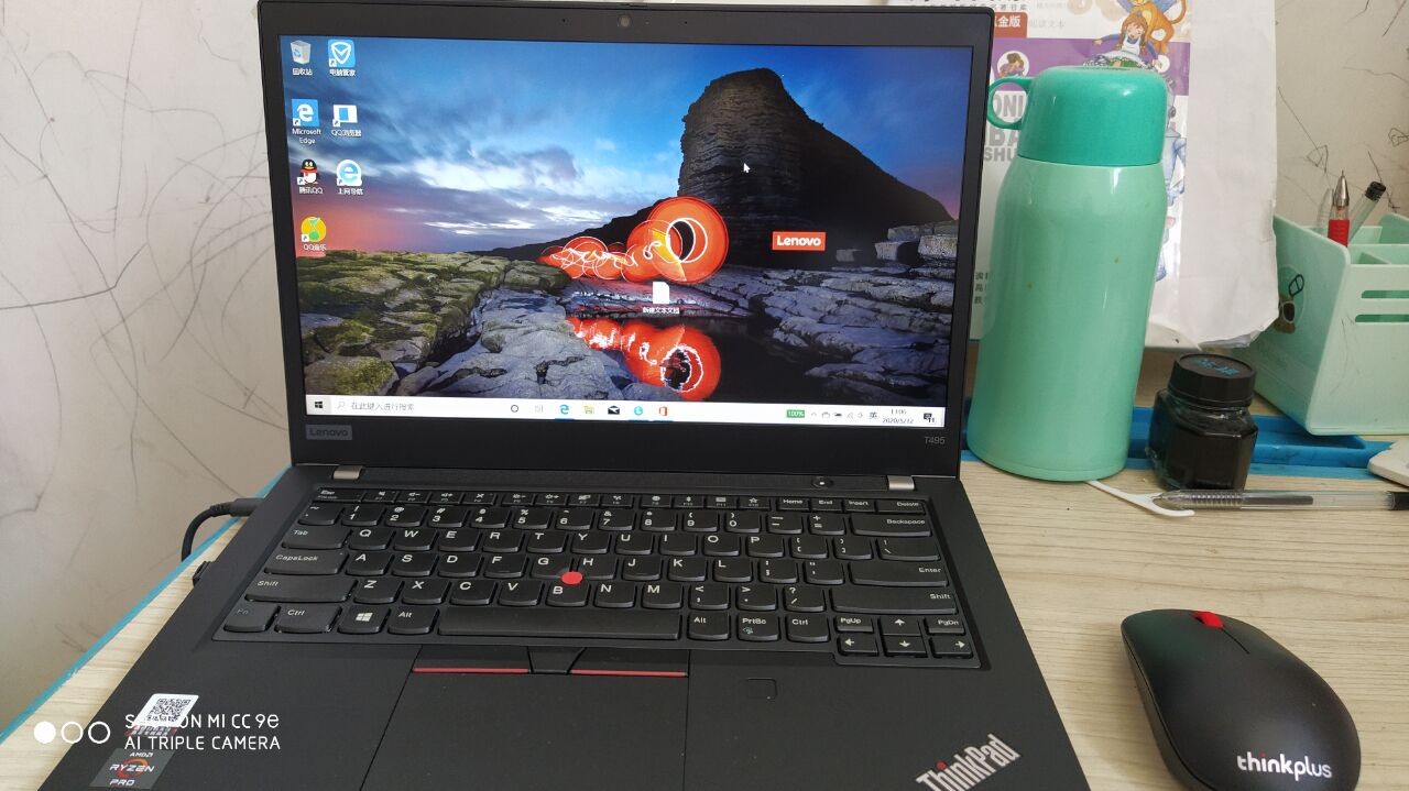 晒单thinkpadt495晒单评测小朋友的网课之路