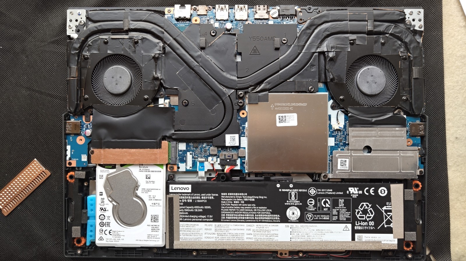 y7000p互换电池和硬盘位以及未来升级主板的可能性_拯救者笔记本-联想