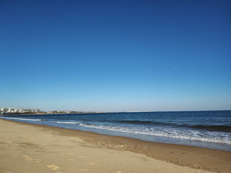 【冬日美景】冬天的黄海海边 ...