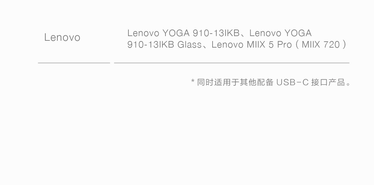 Thinkpad Lenovo USB-C to VGA转接线 (4X90M42956)