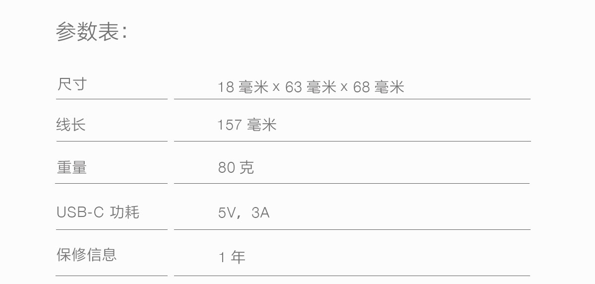 Thinkpad 联想USB-C便携式端口扩展器 (4X90M60793)